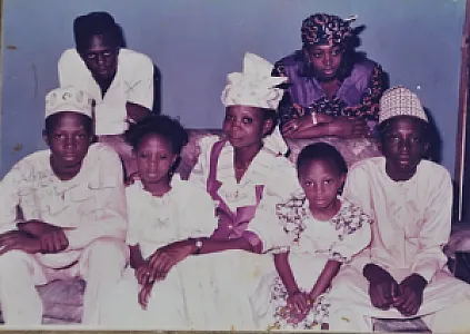 Grandma with Children during Ileya Festival