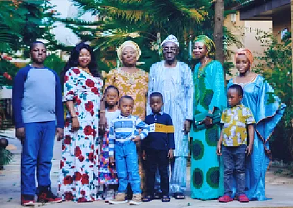 Sallah with Grandchildren