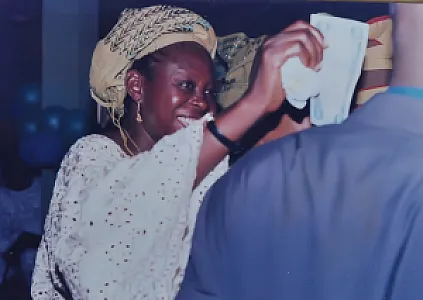 Grandma spending at an Occasion