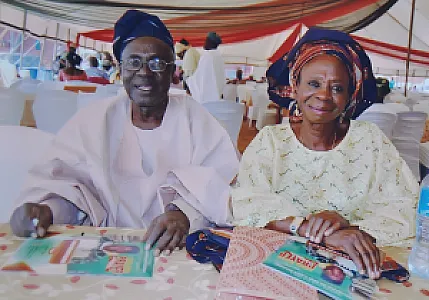 Grandpa and Grandma at an occasion