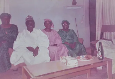 Grandpa’s Birthday with His Sisters-in-Law